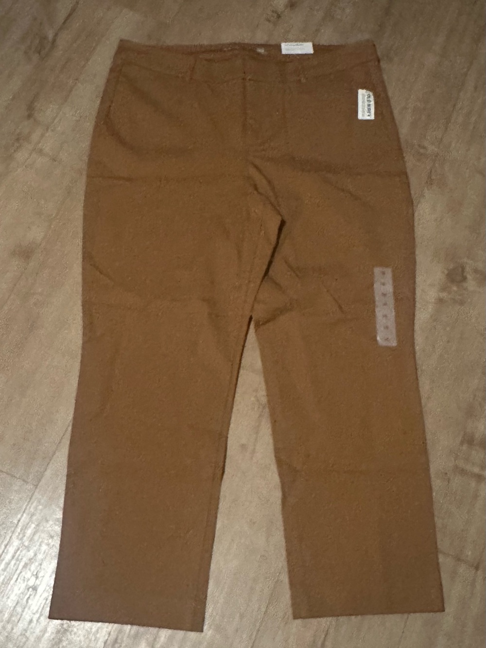 Old Navy Brown Straight-Leg Stretch Pants